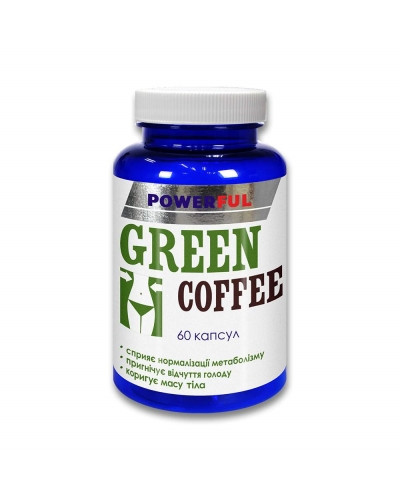 Зеленый кофе POWERFUL 60 капсул 